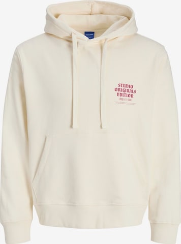 Sweat-shirt 'JJJORMEADOWS' Jack & Jones Plus en blanc : devant