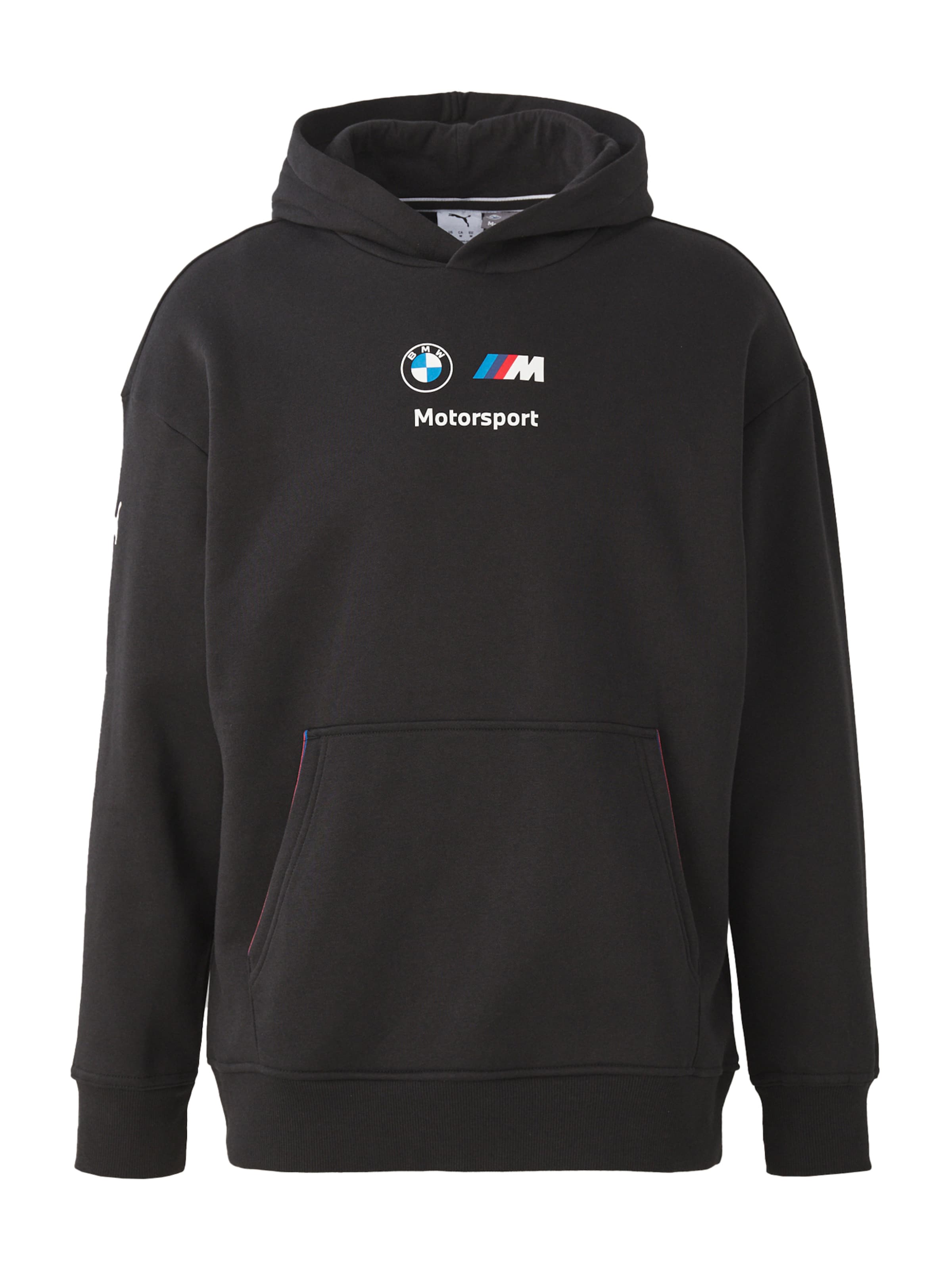 Sweat-shirt 'BMW M Motorsport Essentials' PUMA en noir : devant