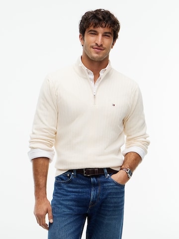 TOMMY HILFIGER Pullover in Beige: Vorderseite