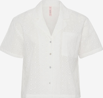 balta Hunkemöller Pižaminiai marškinėliai: priekis