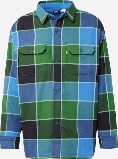 Giacca di mezza stagione 'Lined Jack Worker' LEVI'S ® di colore blu / blu cielo / verde / canna, Visualizzazione prodotti