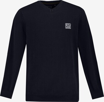 Pull-over '797468' STHUGE en bleu : devant