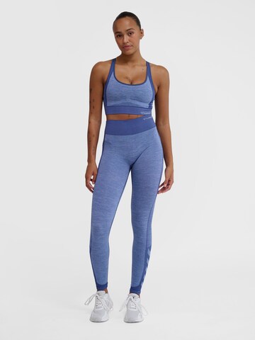 Hummel Bustier Sport-BH in Blau
