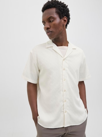 JACK & JONES Comfort Fit Skjorte i hvid
