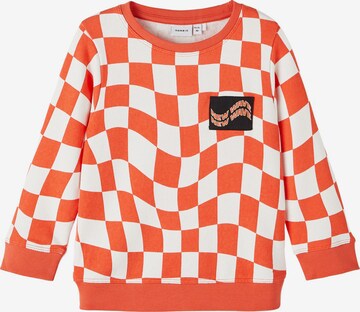 NAME IT Sweatshirt 'Benno' in Oranje: voorkant