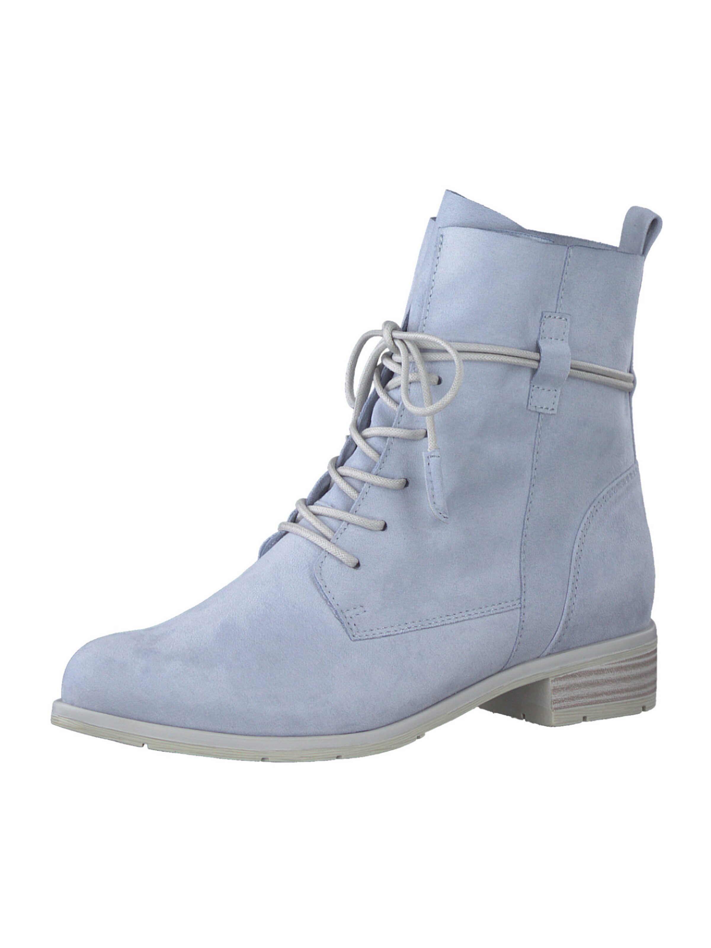 MARCO TOZZI Lace Up Ankle Boots in Light Blue ABOUT YOU