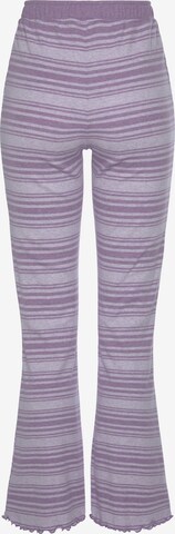 s.Oliver Flared Trousers 's.O Babylock ' in Purple: back