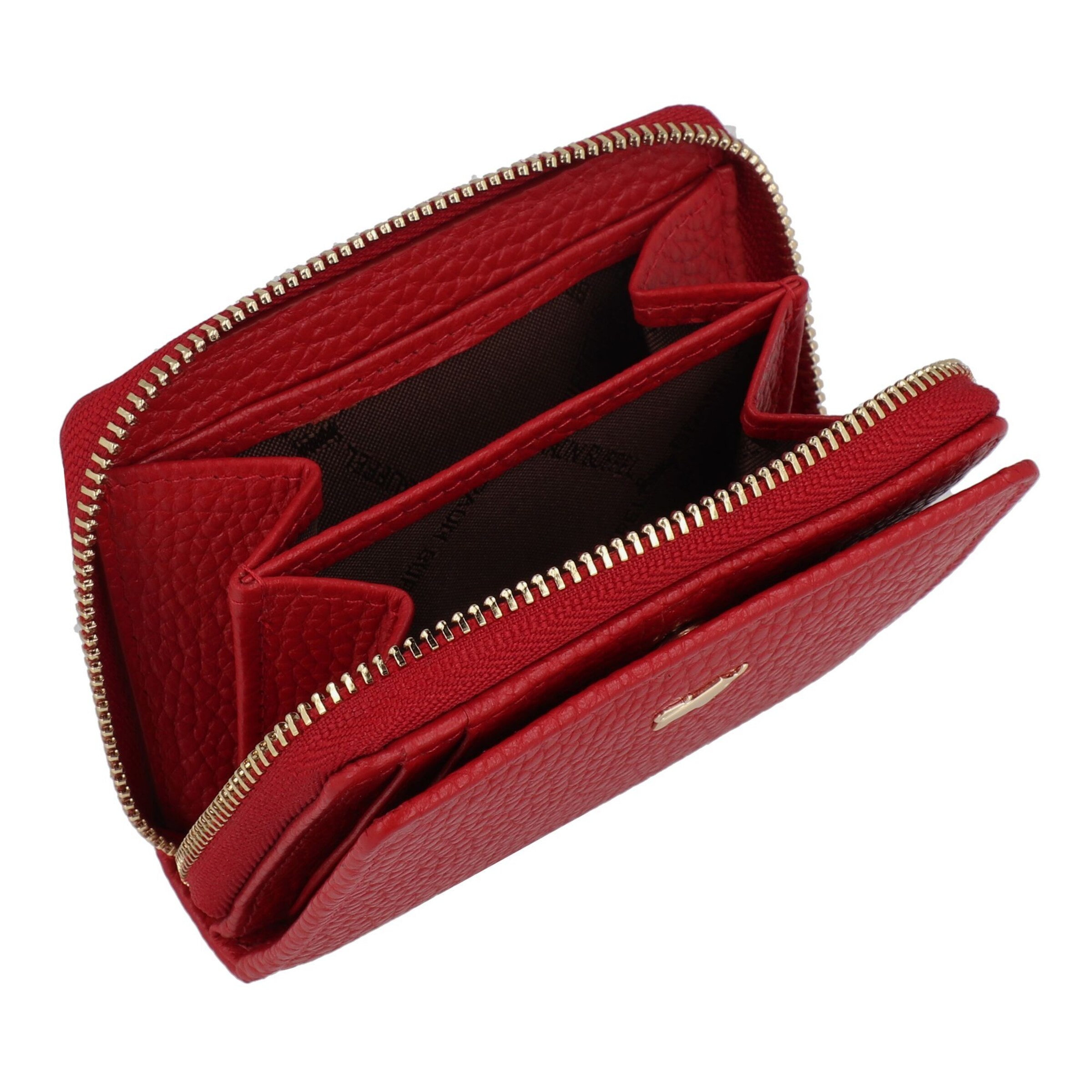 Portamonete di Braun Büffel in rosso