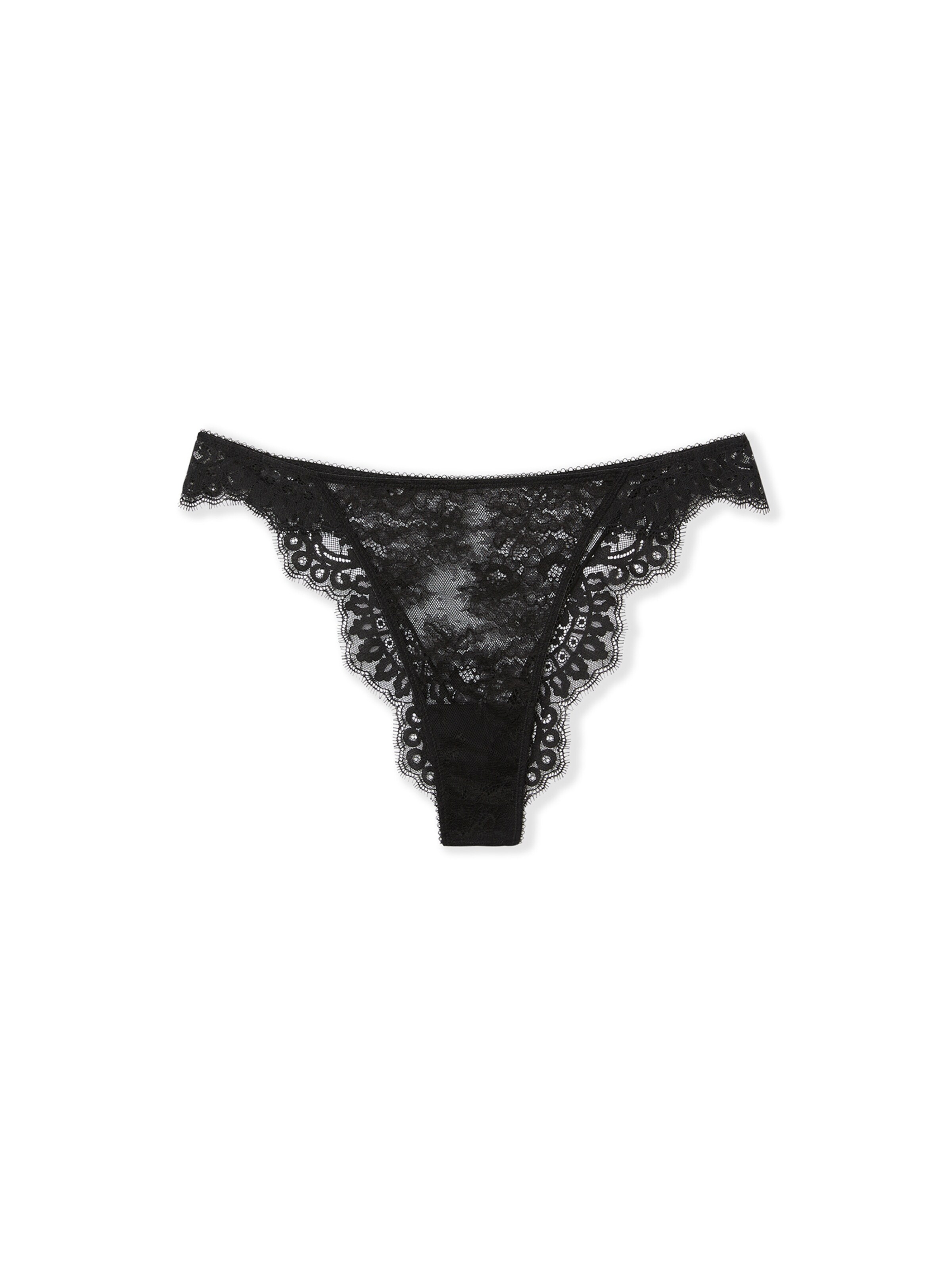 ETAM Panty 'Love Story' in Black: front