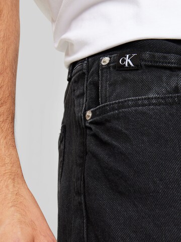 Calvin Klein Jeans Loosefit Jeans in Schwarz