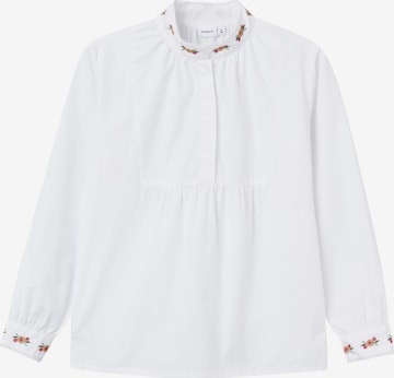 NAME IT Blouse in White: front