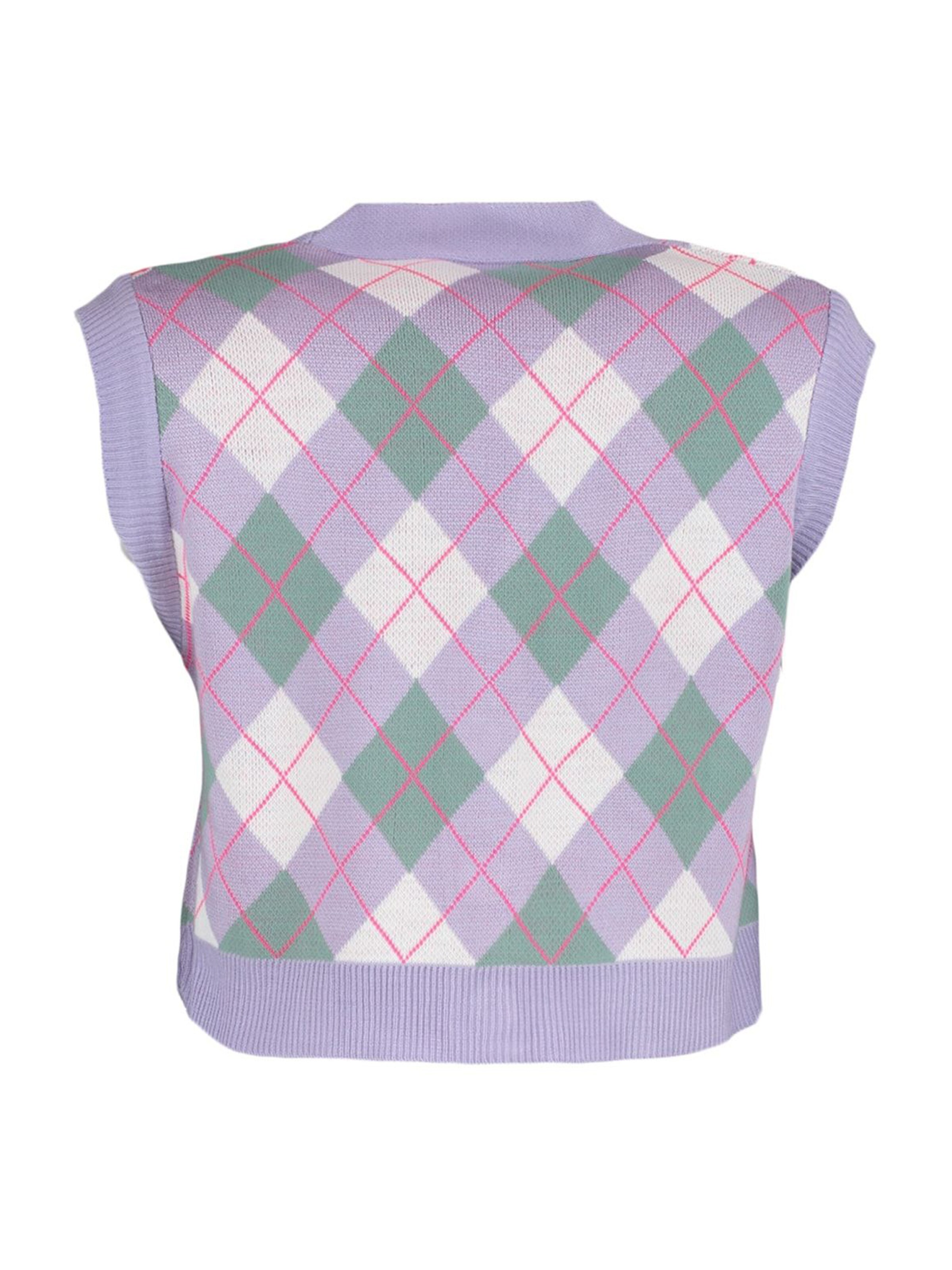 Trendyol Pletená vesta – fialová