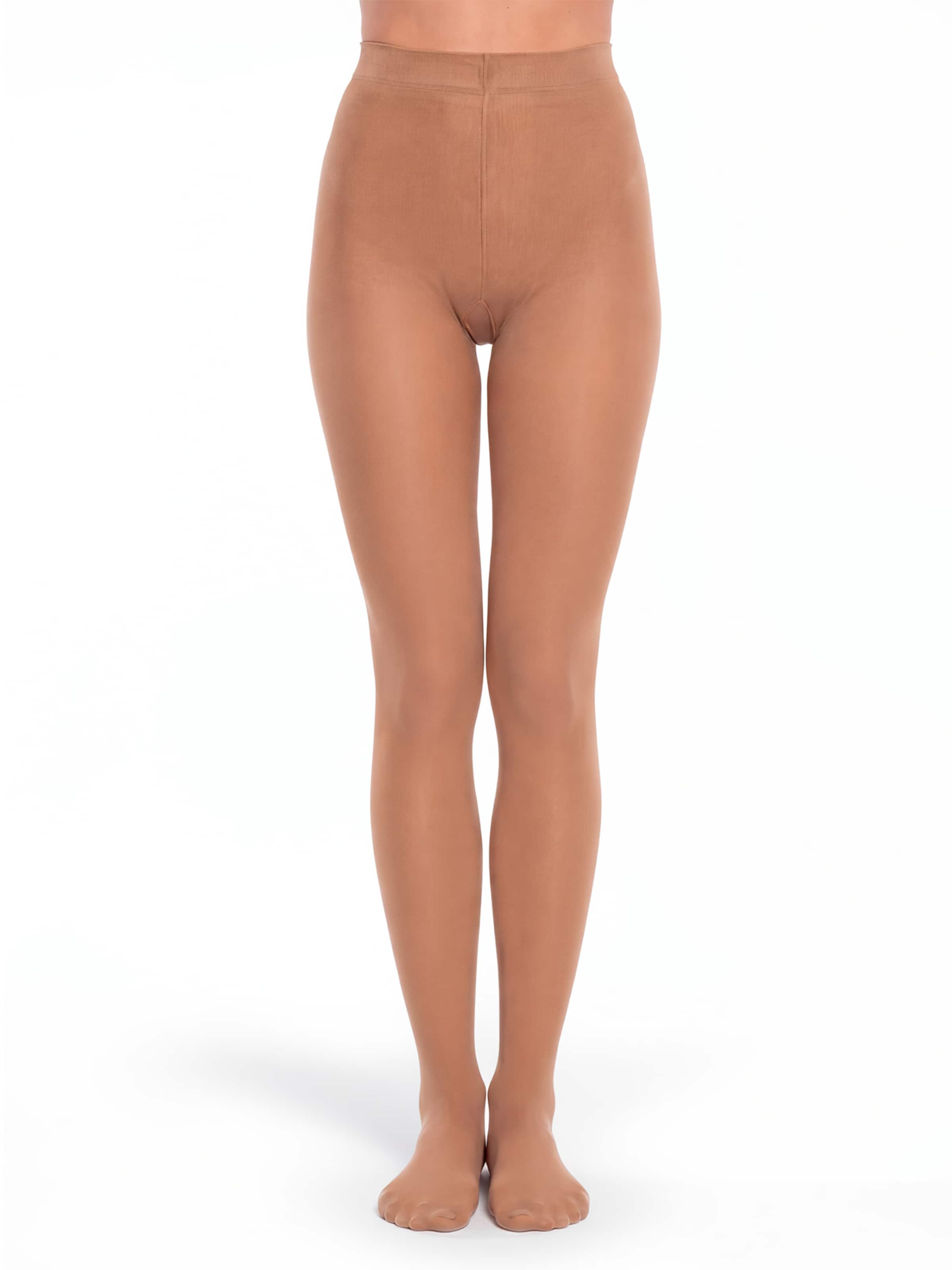Calzamaglia 'Satin 20 Feinstrumpfhose' di GLAMORY in beige: frontale