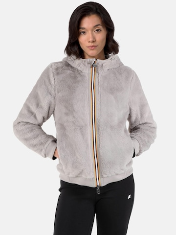 K-Way - Chaqueta de invierno 'K-WAY DEVA LIGHT SPACER FUR DOUBLE GIUBBINO' en gris