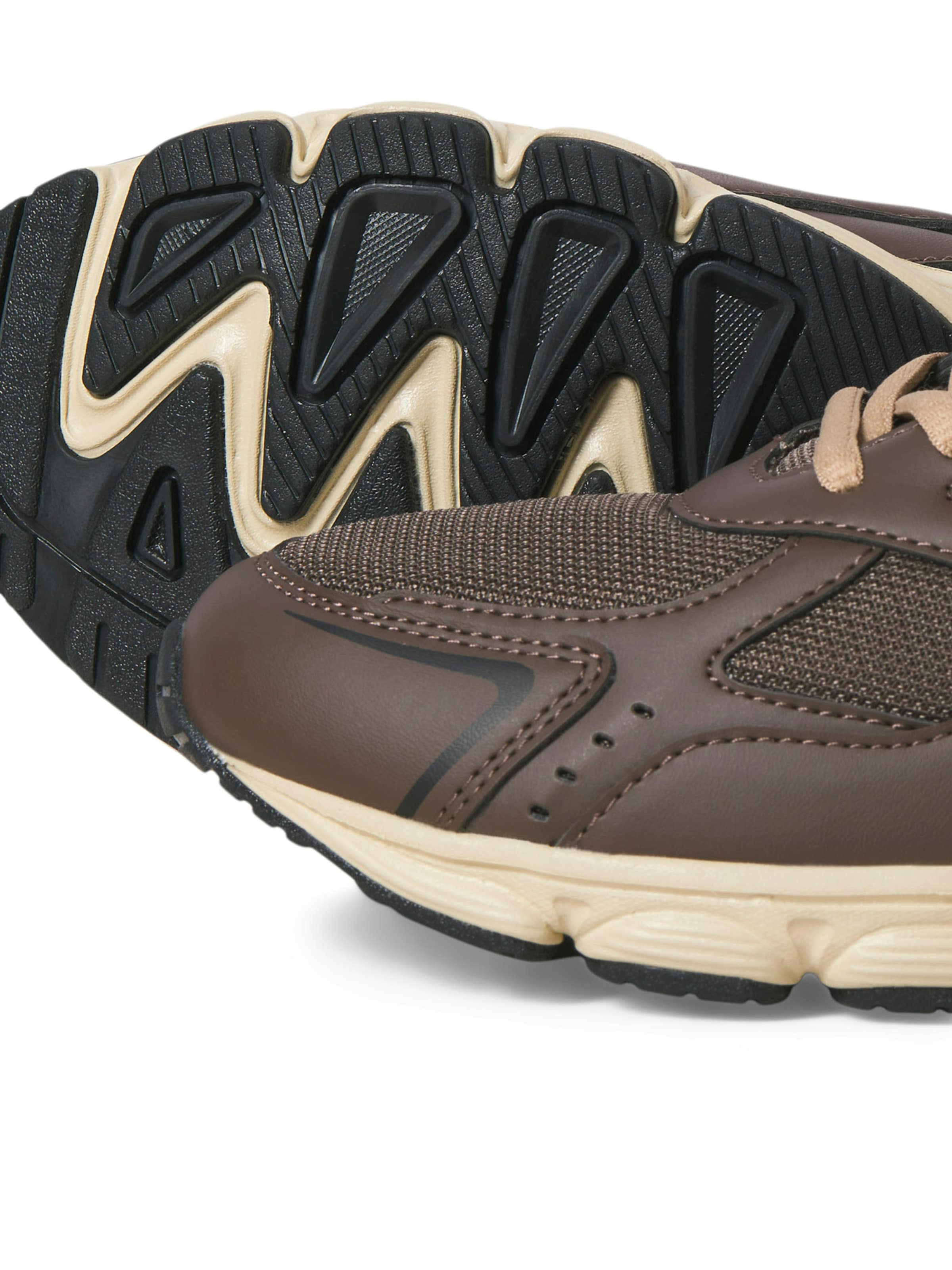 JACK & JONES Низкие кроссовки 'JFWEDGE' в Коричневый