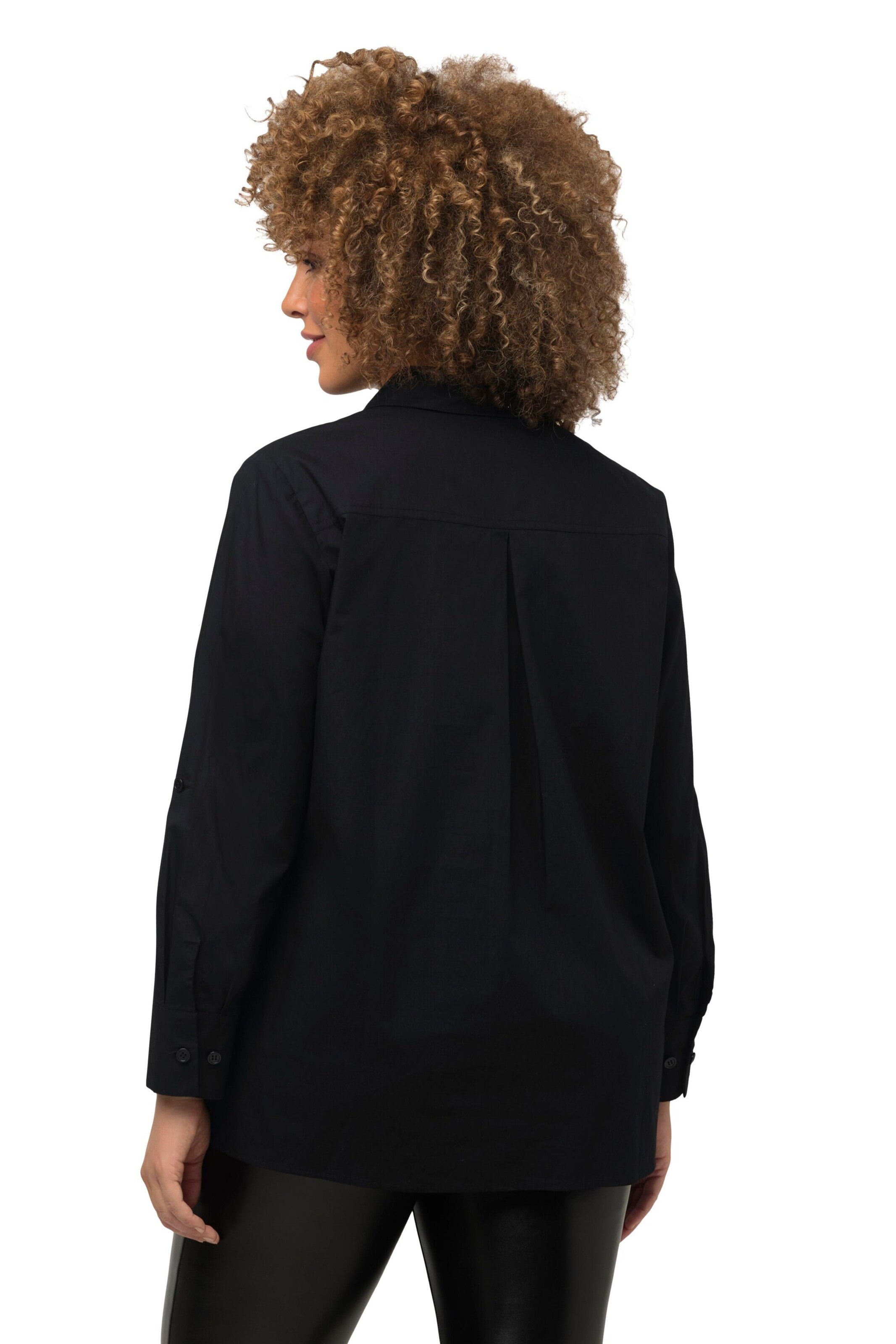 Ulla Popken Bluse in Schwarz