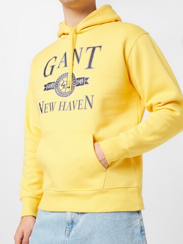 GANT Sweatshirt i gul