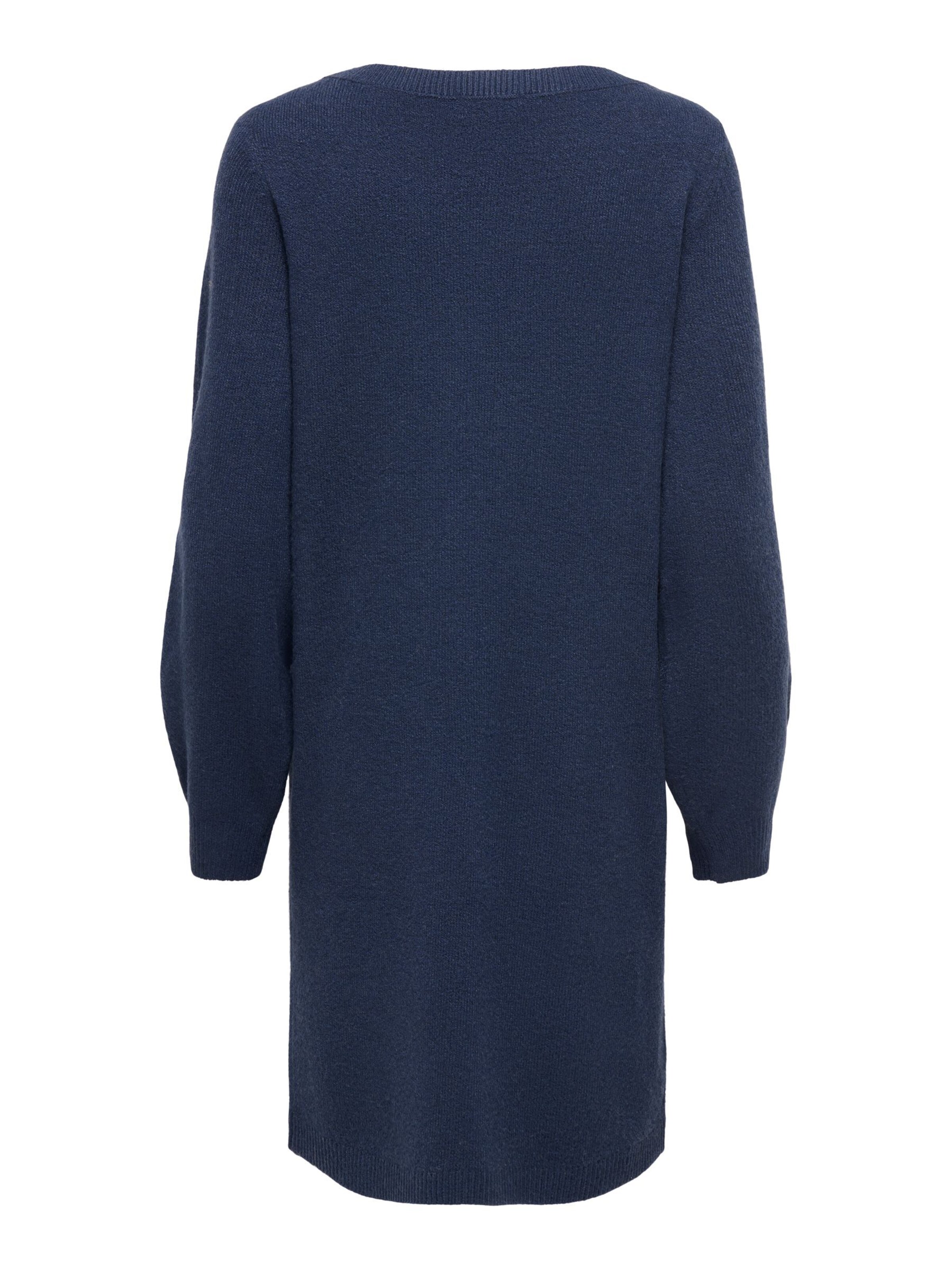 JDY - Vestido de punto en azul