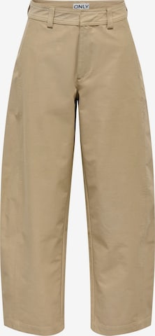 Pantalon 'ONLClair' ONLY en marron : devant