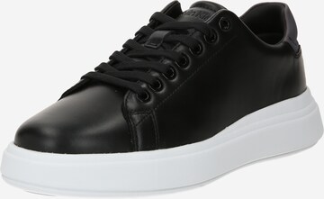 Calvin Klein - Zapatillas deportivas bajas en negro: frente