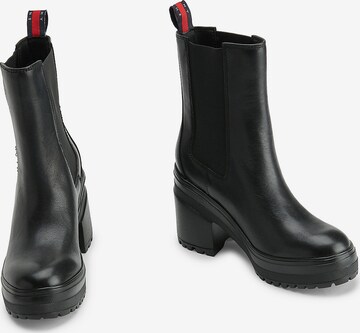 Tommy Jeans Chelsea Boots in Black