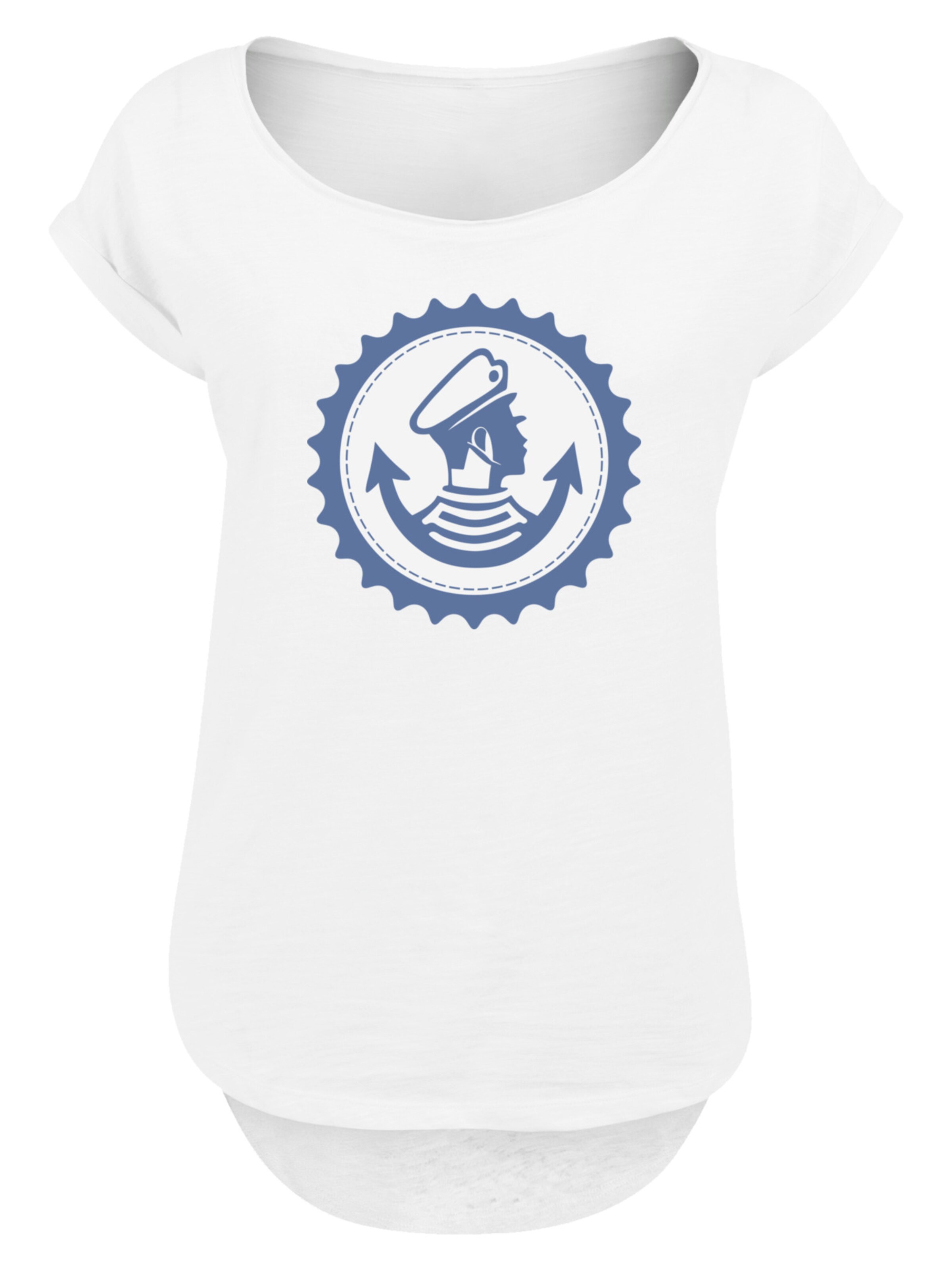 F4NT4STIC T-Shirt 'Knut und Jan Hamburg' in Weiß: Vorderseite