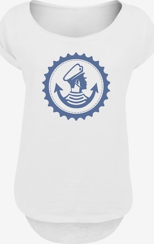 F4NT4STIC T-Shirt 'Knut und Jan Hamburg' in Weiß: Vorderseite