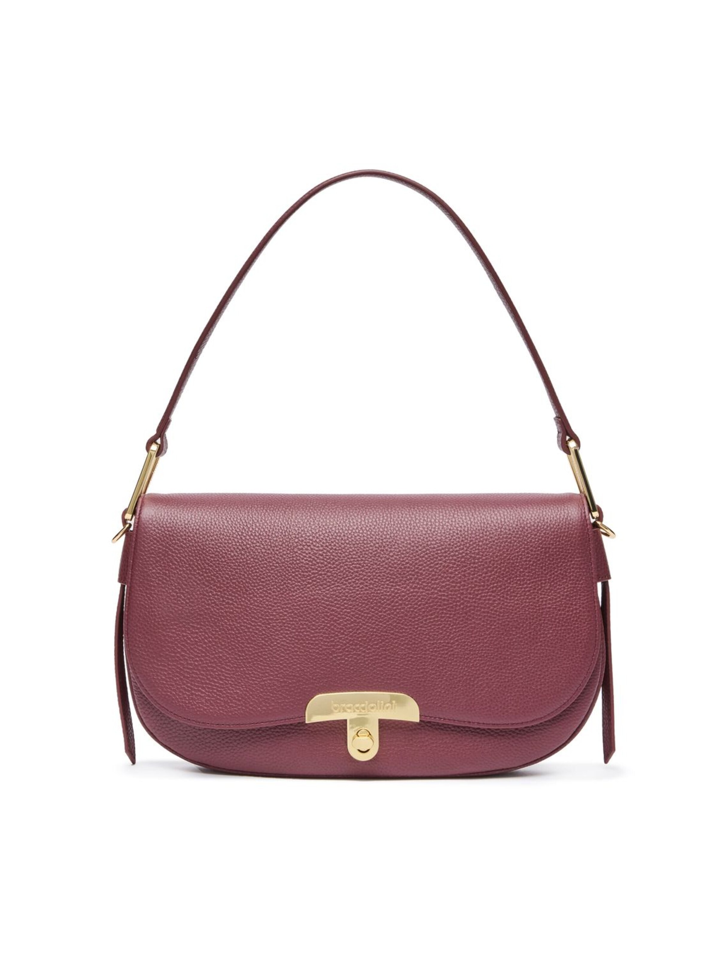 Borsa a spalla 'Michelle' di Braccialini in rosso: frontale