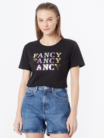 Tricou 'FANCY' de la Key Largo pe negru: față