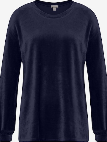 Hanro Longsleeve ' Favourites ' in Blau: predná strana