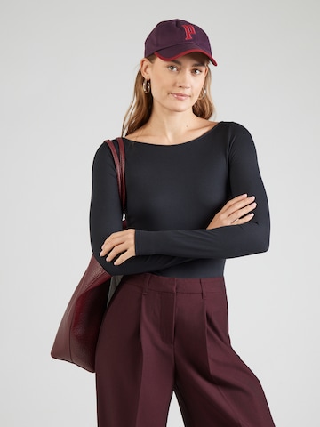 HOLLISTERMajica - crna boja: prednji dio