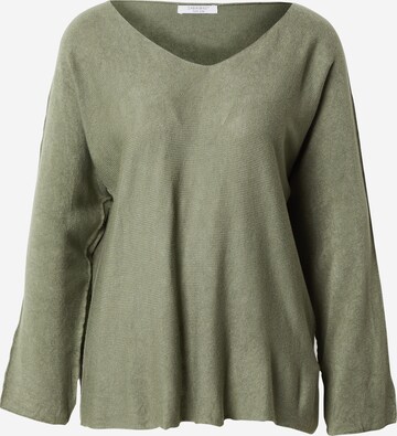 Pullover 'Jade' di ZABAIONE in verde: frontale