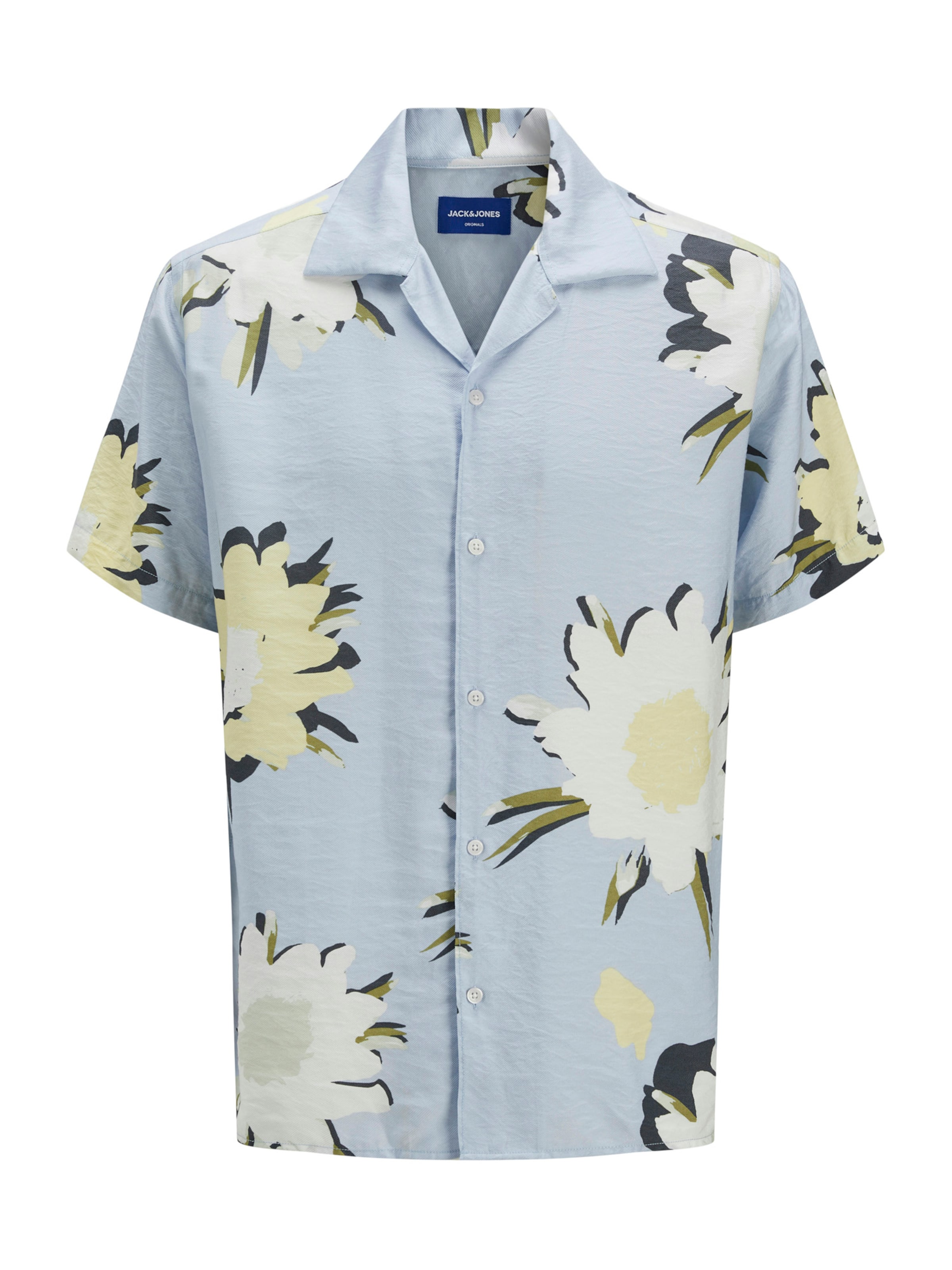 Jack & Jones Junior - Ajuste confortable Camisa en azul: frente