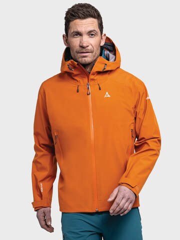 Schöffel Outdoorjas ' Cascata ' in Oranje: voorkant