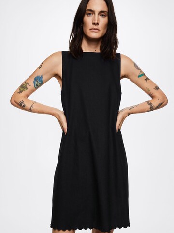 MANGO Dress 'Almond' in Black: front