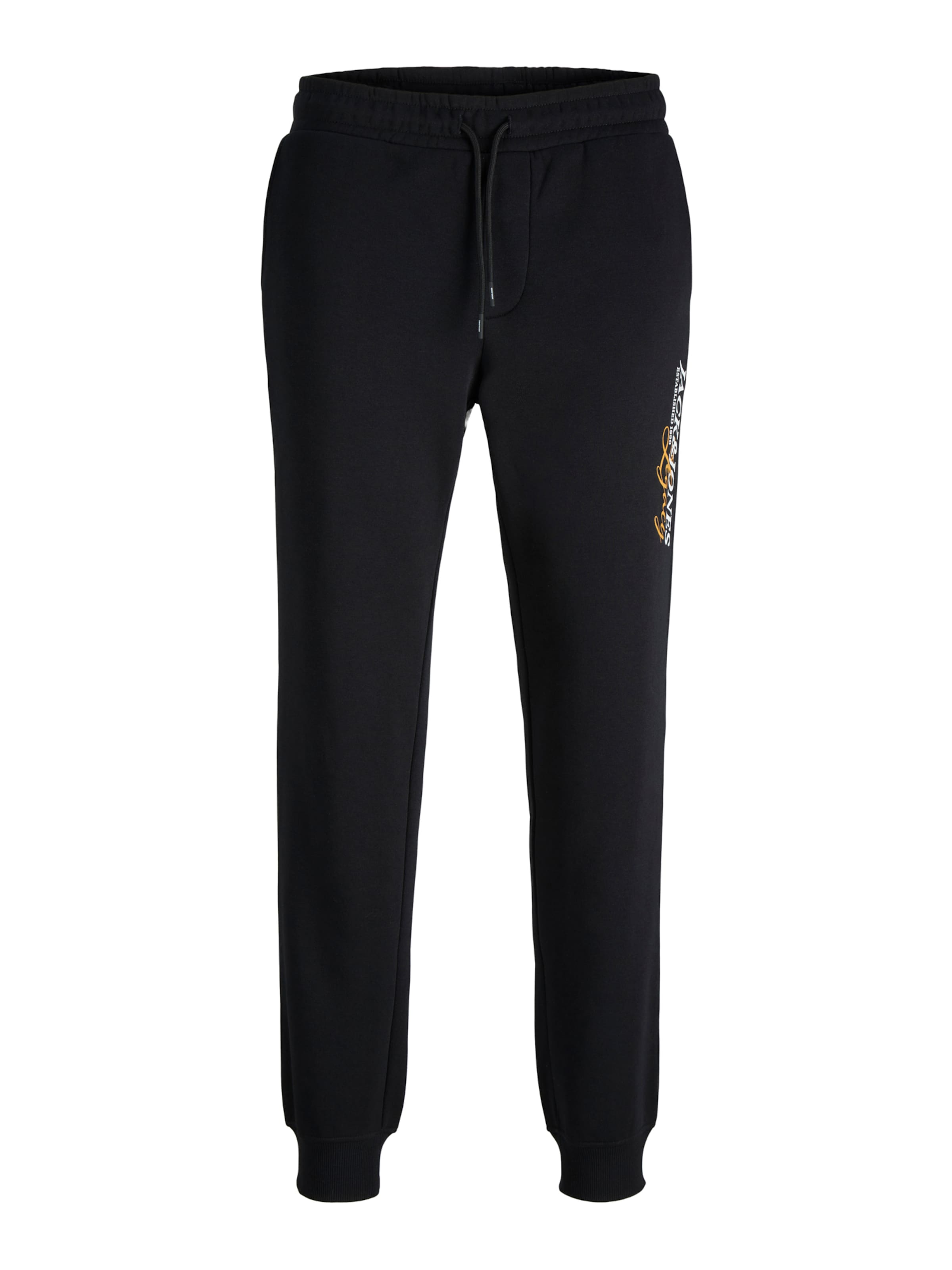 JACK & JONES Pantalon 'JPSTGORDON' en 29-30 en jaune foncé / noir / blanc, Vue avec produit