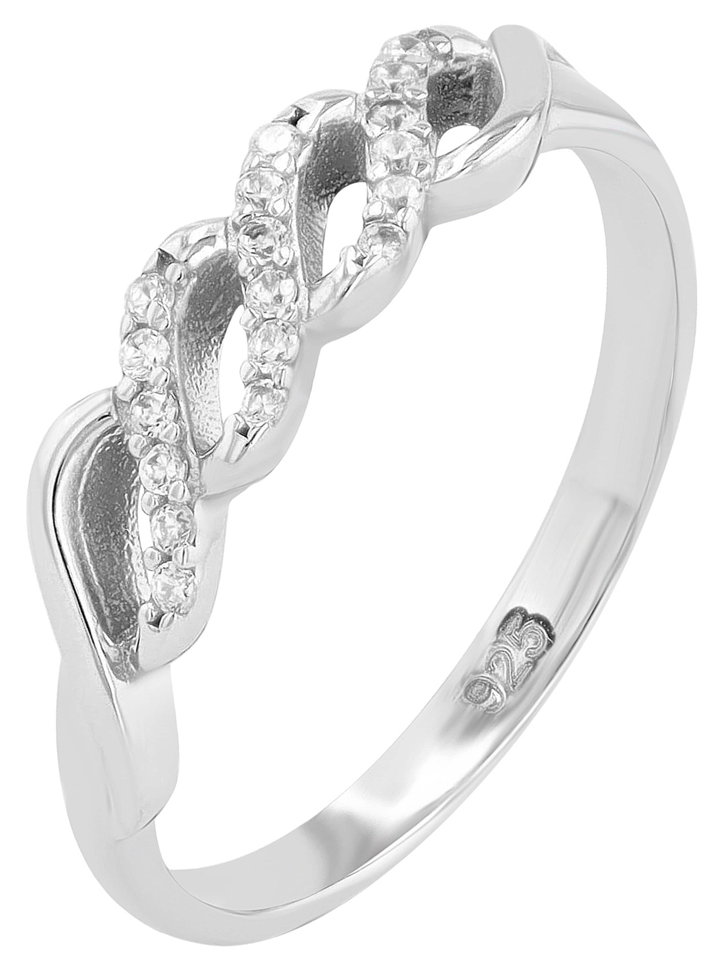 Akzent Ring 'Prata' in Silver