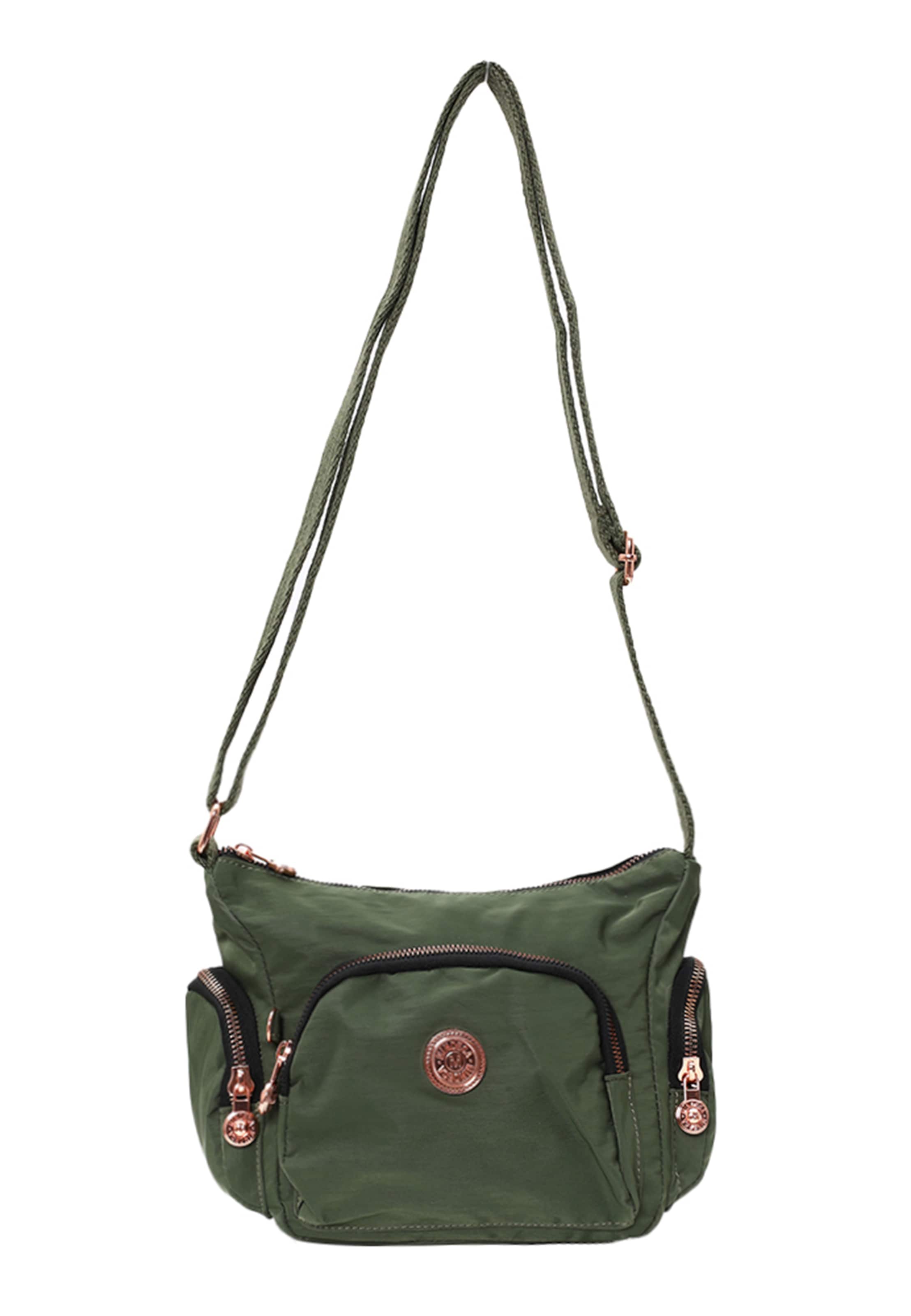 Mindesa - Mala de ombro em verde: frente