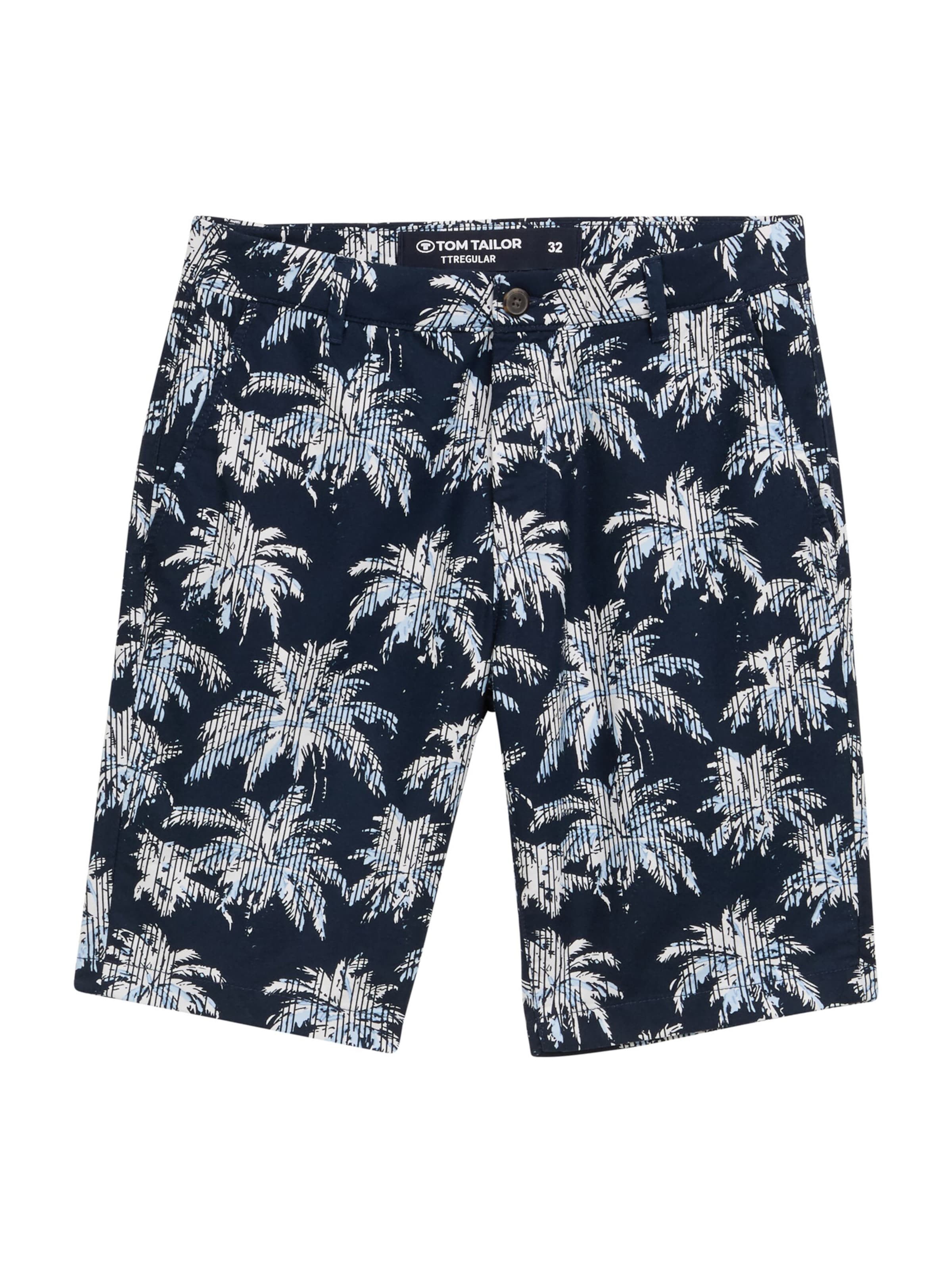 TOM TAILOR Regularen Chino hlače | modra barva: sprednja stran