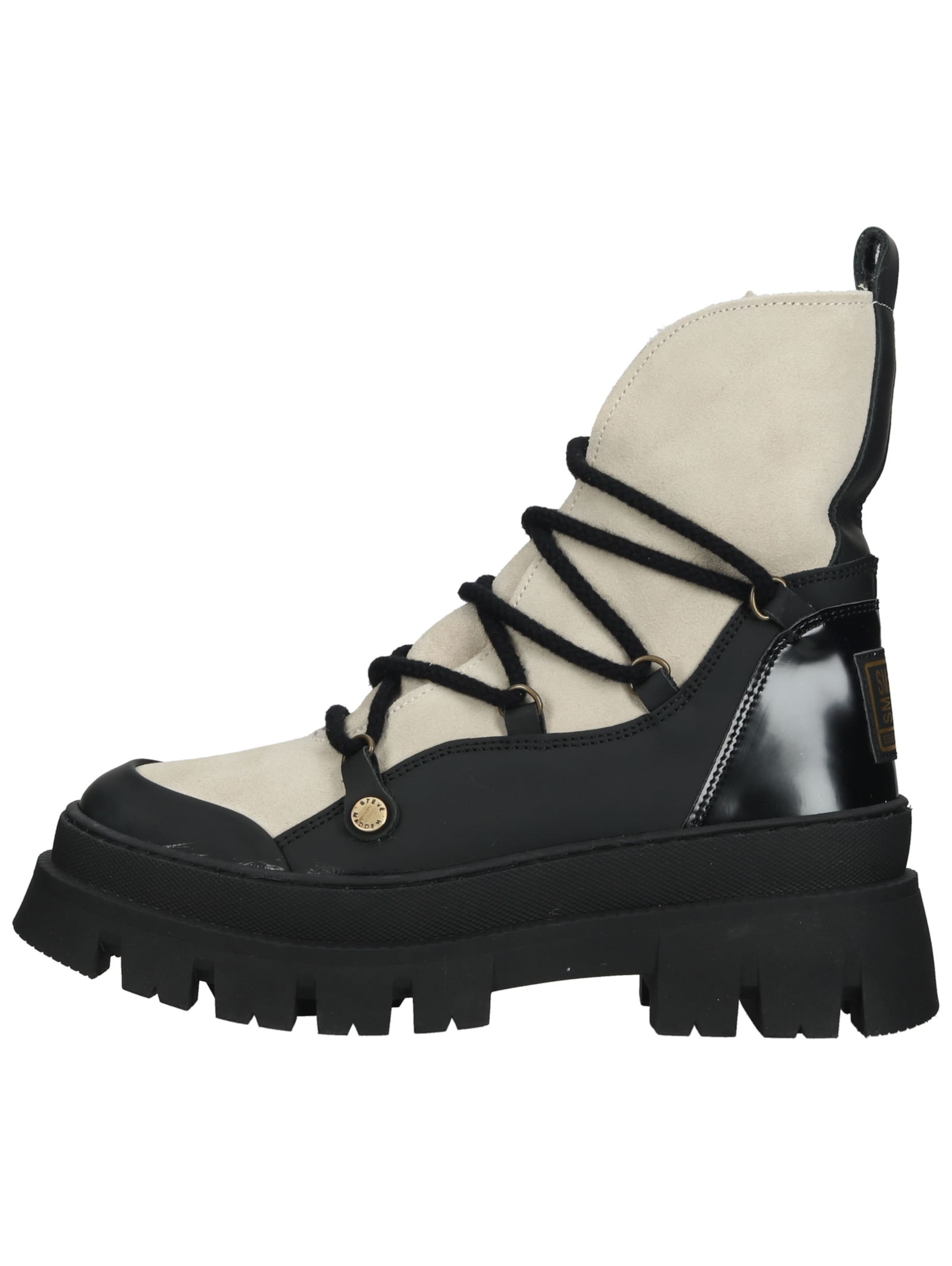 STEVE MADDEN Lace-up bootie in White