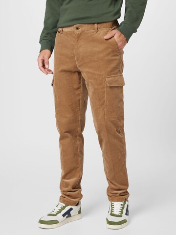 SCOTCH & SODA Regular Cargobroek 'STUART' in Beige: voorkant