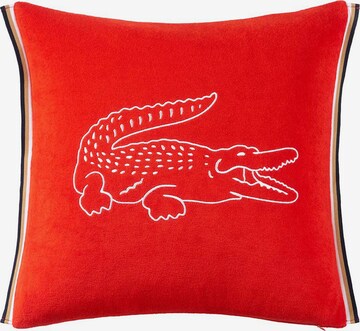 LACOSTE Pillow 'LBREAK' in Red: front