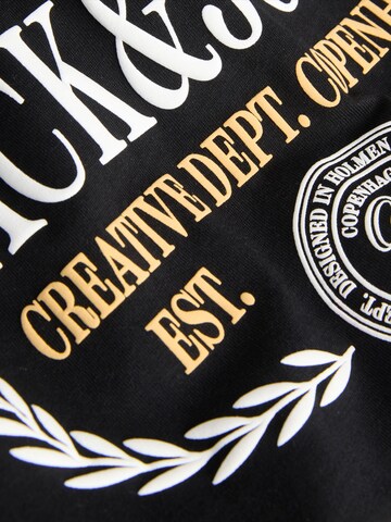 JACK & JONES - Camiseta 'JORFREDERIKSBERG' en negro