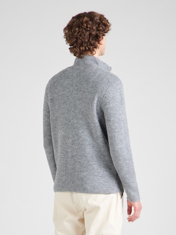 Key Largo Gebreid vest 'LUZERN' in Grijs