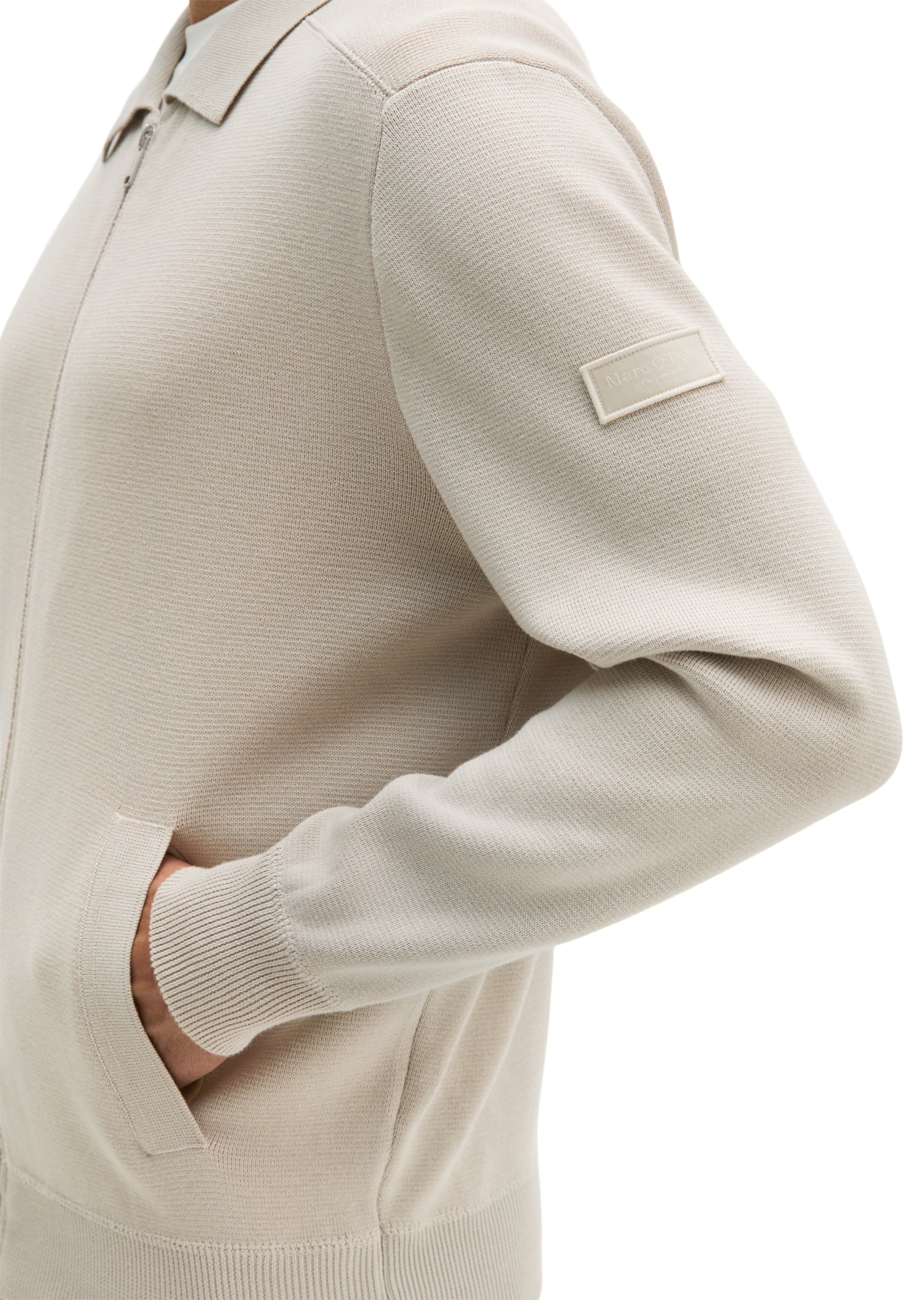 Marc O'Polo Strickjacke in Grau