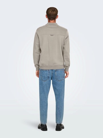 Only & Sons Sweatshirt 'ONSABBOTT' i grå