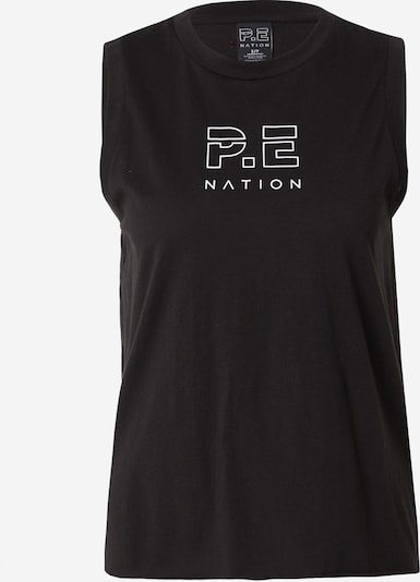 P.E Nation T-shirt fonctionnel en noir / blanc, Vue avec produit