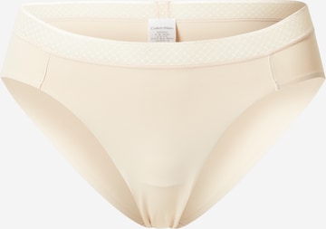 Calvin Klein Underwear قميص نسائي تحتي 'Seductive Comfort' بلون بيج: الأمام