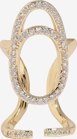 SOHI Ring 'Valkyrie' in gold / transparent, Produktansicht
