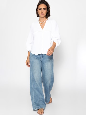 SASSYCLASSY Blouse in White